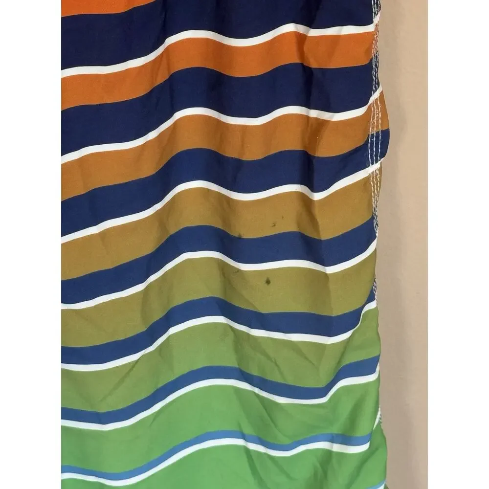 Oakley Board Shorts Green Mens 36 Swim Trunks Y2K